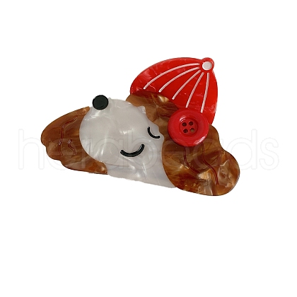 Cellulose Acetate(Resin) Claw Hair Clips PW-WG7A3B3-02-1