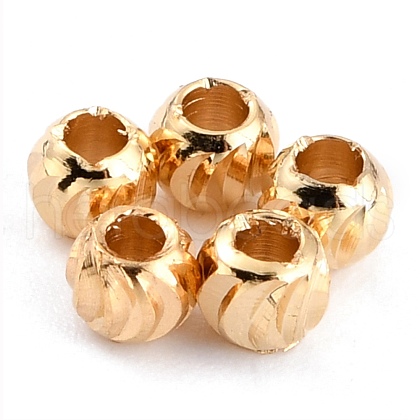 Brass Beads KK-O133-315B-G-1