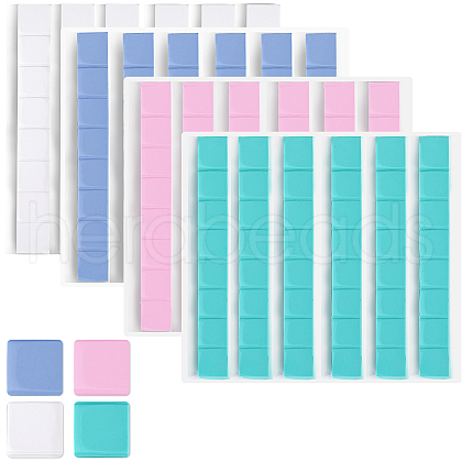 CRASPIRE 4Pcs 4 Colors Reusable Nail Art Plasticine Clay MRMJ-CP0001-23-1
