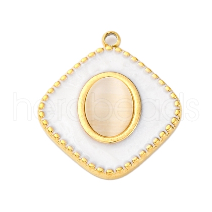 304 Stainless Steel Pendants STAS-V004-13G-01-1