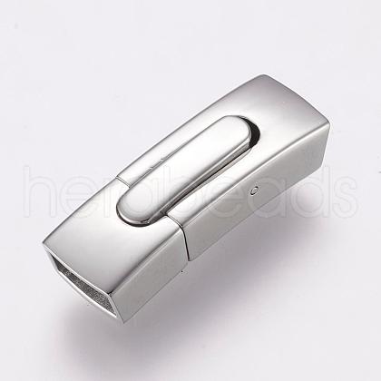 Tarnish Resistant 304 Stainless Steel Bayonet Clasps STAS-F122-39P-1