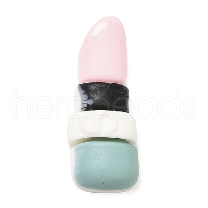 Make Up Theme Opaque Resin Cabochons RESI-I055-01B-1