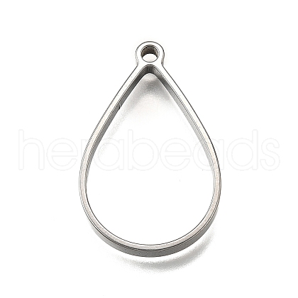 304 Stainless Steel Pendants STAS-S181-01P-G-1