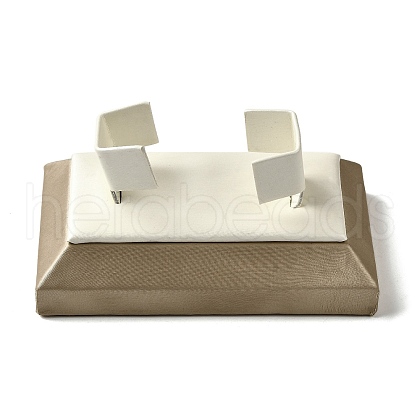 Imitation Leather Jewelry Bangle Display Stands ODIS-K005-08-1