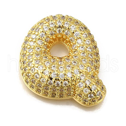 Brass with Cubic Zirconia Pendant KK-Q818-02Q-G-1