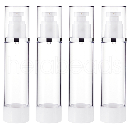 Empty Portable Plastic Airless Pump Bottles AJEW-WH0299-91B-1