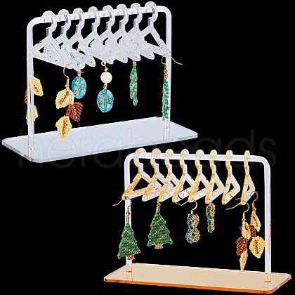 CRASPIRE 2 Sets 2 Styles Acrylic Earring Display Stands EDIS-CP0001-08-1