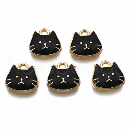 Alloy Enamel Charms X-ENAM-T011-95B-NR-1