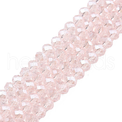 Electroplate Glass Beads Strands EGLA-A034-T6mm-A03-1