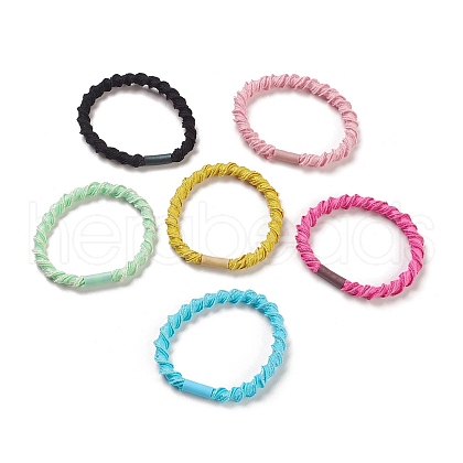 Nylon Elastic Hair Ties OHAR-G015-15-1