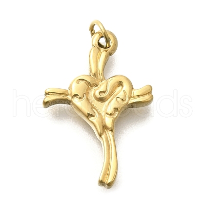 Ion Plating(IP) 304 Stainless Steel Pendants STAS-K263-56G-02-1