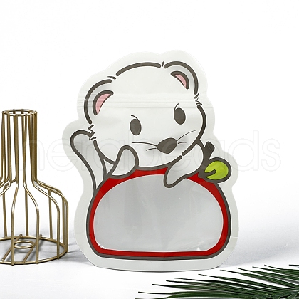 Cartoon Animal PET Cookies Zip Lock Bags PW-WG28C20-02-1