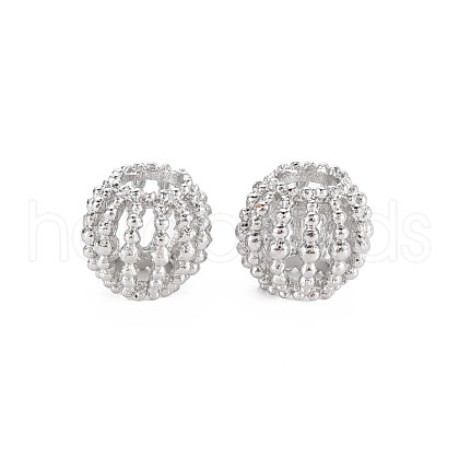 Rack Plating Alloy European Beads MPDL-N039-118P-1