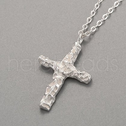 925 Sterling Silver Pendant Necklaces NJEW-H209-12P-1