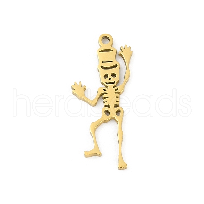 304 Stainless Steel Pendants STAS-U041-02B-G-1