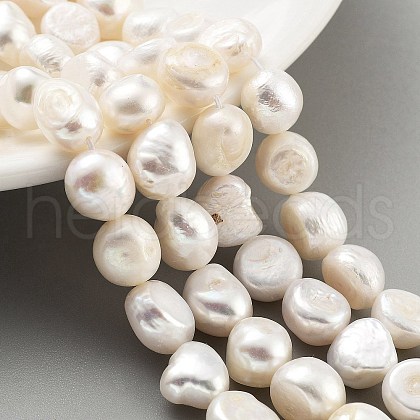 Natural Cultured Freshwater Pearl Beads Strands PEAR-P062-31C-1