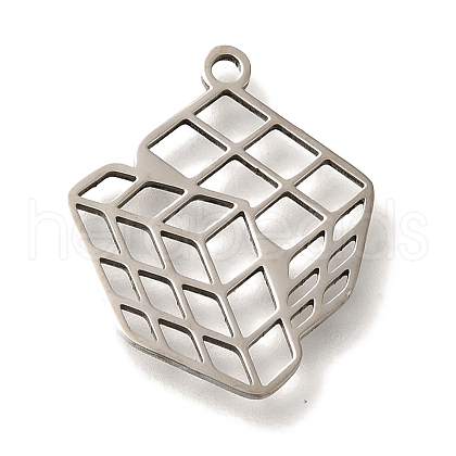 201 Stainless Steel Pendants STAS-R136-02P-1