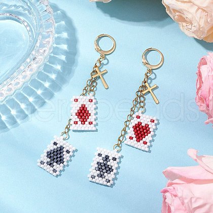 Iron Leverback Earrings EJEW-MZ00403-1