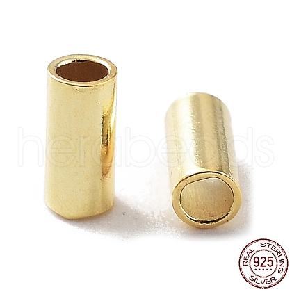 925 Sterling Silver Spacer Tube Beads STER-Z006-02A-G-1