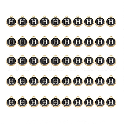 Golden Plated Alloy Charms ENAM-SZ0001-25B-H-1