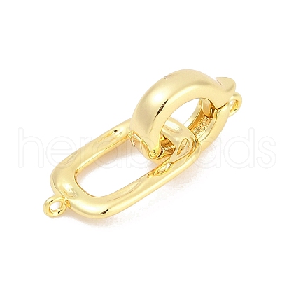 Brass Fold Over Clasps KK-M311-05G-1