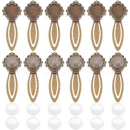 DIY Blank Dome Bookmark Making Kit DIY-NB0007-61-1