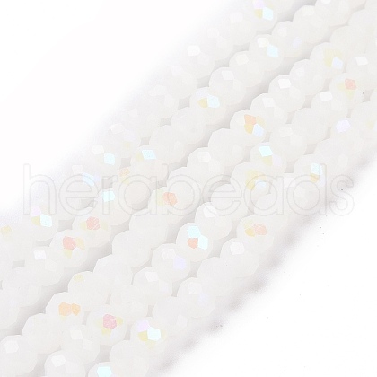 Electroplate Glass Beads Strands EGLA-A034-J6mm-L08-1