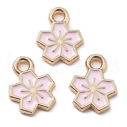 Alloy Enamel Charms ENAM-S022-01G-1