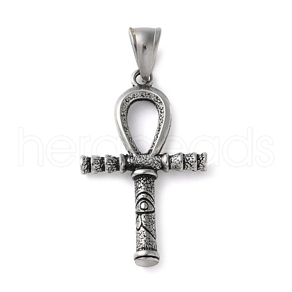 304 Stainless Steel Pendants STAS-M113-09AS-1