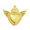 Alloy Rhinestone Settings Pendant PALLOY-H132-02G-07-1