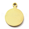 Ion Plating(IP) 316L Surgical Stainless Steel Pendants STAS-M317-11G-2