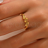 925 Sterling Silver Multi-layer Bead Finger Rings for Women RK8660-1-5