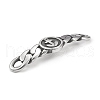 Tibetan Style 304 Stainless Steel Connector Charms STAS-G303-01AS-3