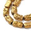 Electroplated Synthetic Non-magnetic Hematite Beads Strands G-F767-03B-3