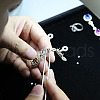 DELORIGIN 48Pcs 12 Styles Tibetan Style Alloy Beads FIND-DR0001-22-7