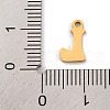 201 Stainless Steel Charms STAS-U016-01G-L-3