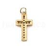 Brass Micro Pave Clear Cubic Zirconia Pendants KK-WH0035-81-2