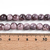 Baking Painted Glass Beads Strands DGLA-N003-8mm-C09-5