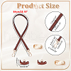 Leather Bag Handles & Undamaged Bag Triangle Buckle Connector FIND-WH0191-12A-2