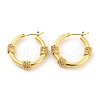 Rack Plating Brass Hoop Earrings EJEW-K263-17G-1