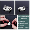 Unicraftale DIY Brooch Making JEWB-UN0001-01-5