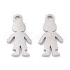 Non-Tarnish 201 Stainless Steel Pendants STAS-D451-21P-1