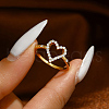 925 Sterling Silver Micro Pave Zirconia Finger Rings for Women SF4347-4-2