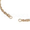 304 Stainless Steel Singapore Chain Bracelet Makings AJEW-JB01322-01-2