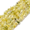 Natural Lemon Jade Chip Bead Strands X-G-M205-22-1