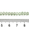 Transparent Baking Paint Glass Beads Strands X1-DGLA-A034-T4mm-D10-4