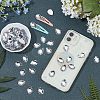 Fingerinspire 250Pcs Flat Back Imitation Taiwan Faceted Teardrop Acrylic Rhinestone Cabochons GACR-FG0001-06-6
