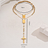 Stainless Steel Rosary Bead Necklaces KR9806-2