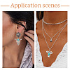  14Pcs 7 Styles Synthetic Turquoise Pendants FIND-TA0003-06-8