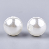 Imitation Pearl Acrylic Beads X-SACR-S028-01-2